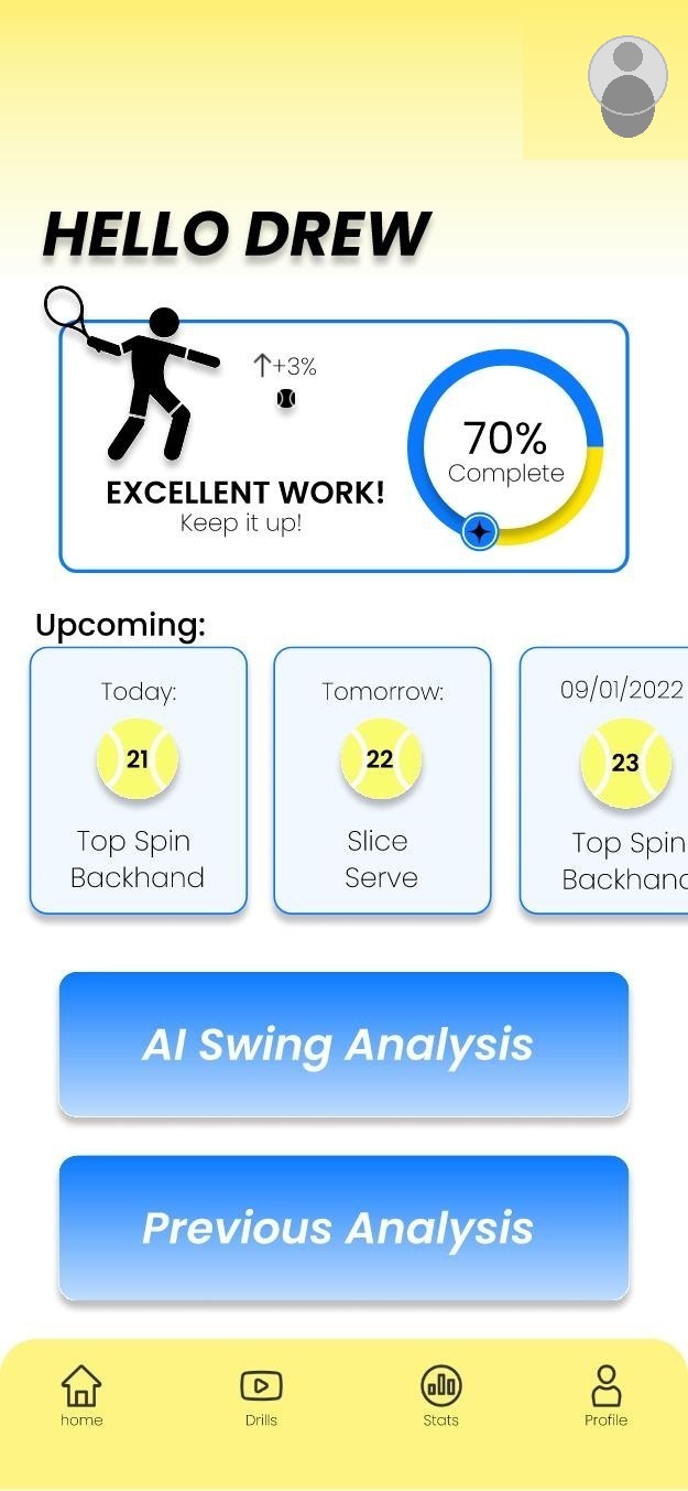 Home dashboard with streak progress
